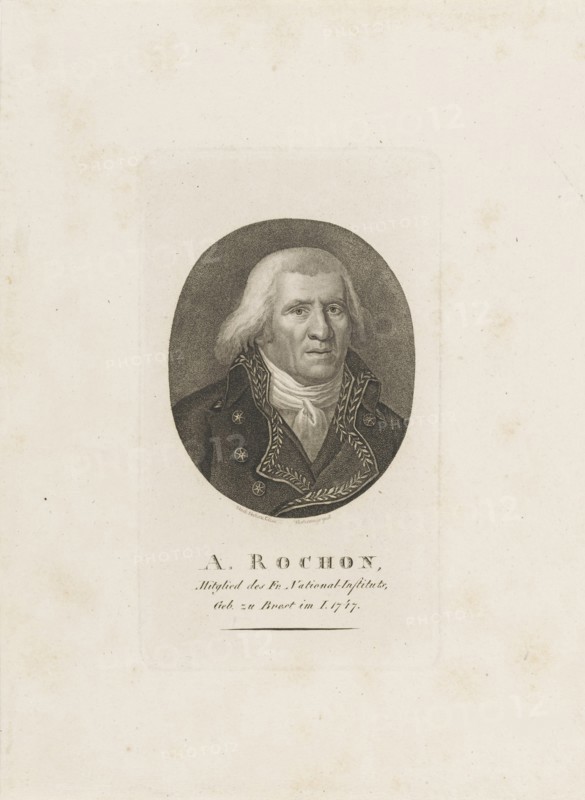 Portrait of Alexis-Marie de Rochon (1741-1817) , c. 1800.