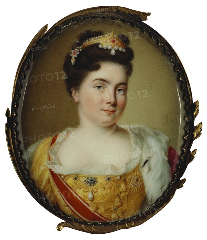 Portrait of Empress Catherine I. (1684-1727), 1717.