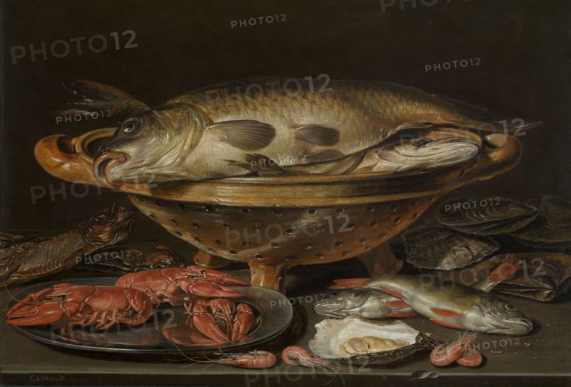 Still Life with Fish , ca 1612-1621.