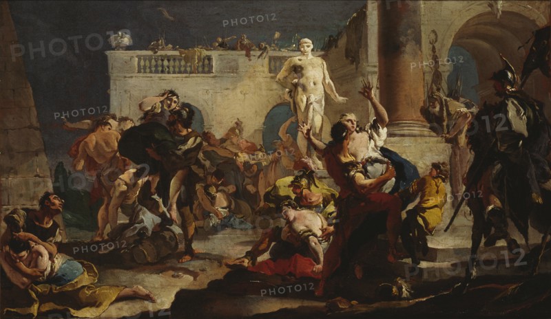 The Rape of the Sabine women, 1718-1719.