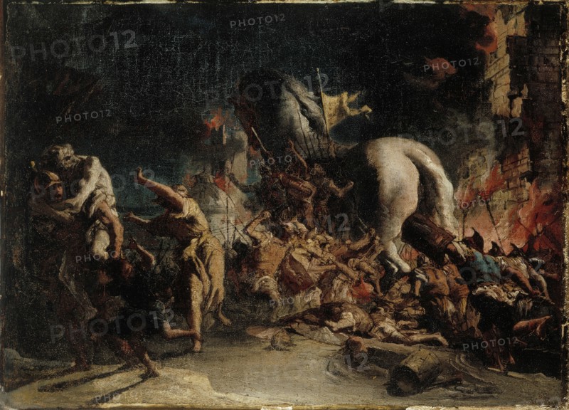 The Siege of Troy, ca 1760.