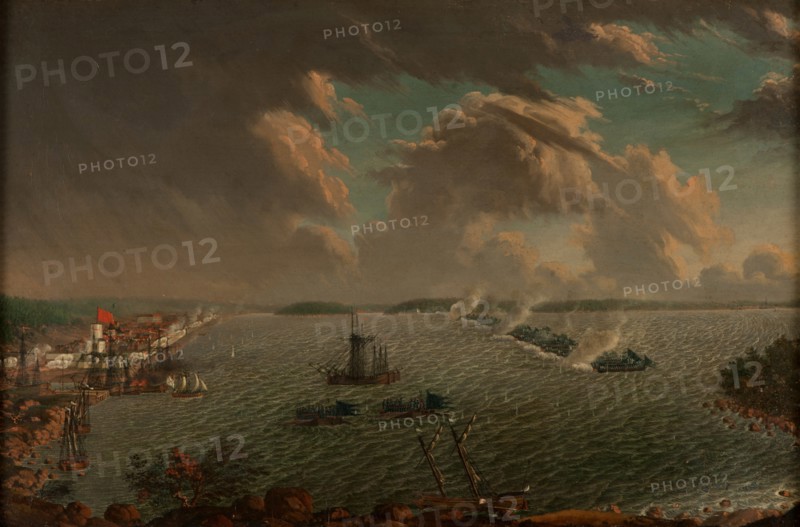 The Battle of Fredrikshamn on May 1790, 1791.