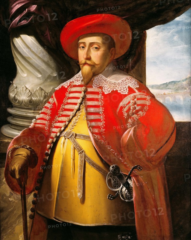 Portrait of the King Gustav II Adolf of Sweden (1594-1632), 1631-1632.