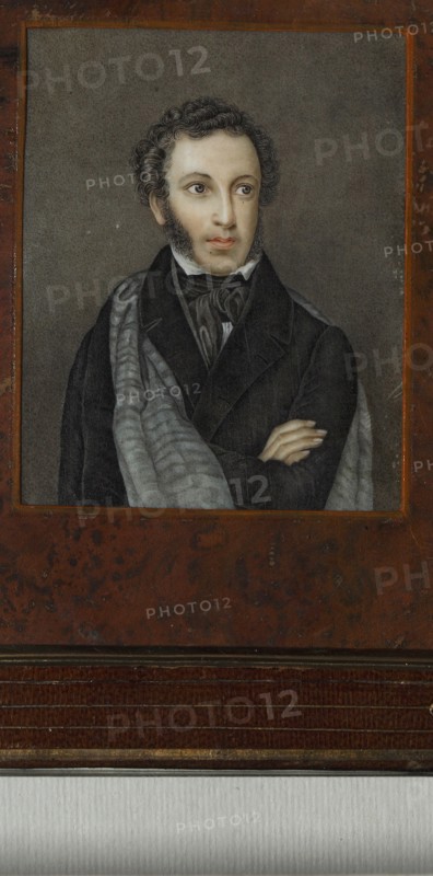 Portrait of the poet Alexander Sergeyevich Pushkin (1799-1837), First quarter of 19th cen..
