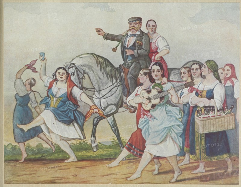 Landlord and his Harem, 1830-1840s.