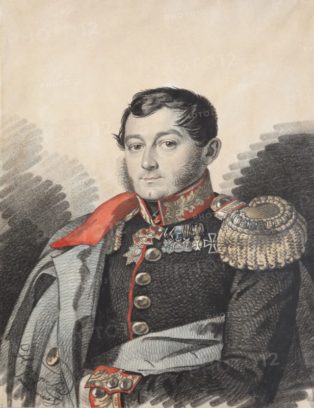 Portrait of Pyotr Nikolaevich Yermolov (1787-1844), 1820s.
