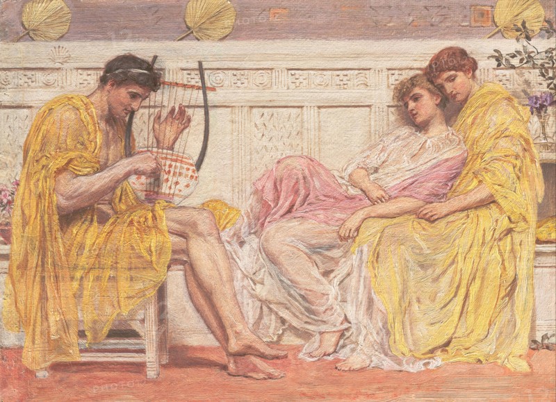A Musician, ca 1867.