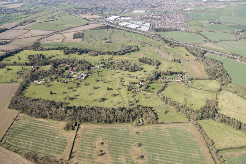 Landscape park at Courteenhall, near Northampton, Northamptonshire, 2018