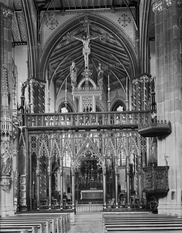 St Chad's Roman Catholic Cathedral, Birmingham, West Midlands, c1940s-1960s