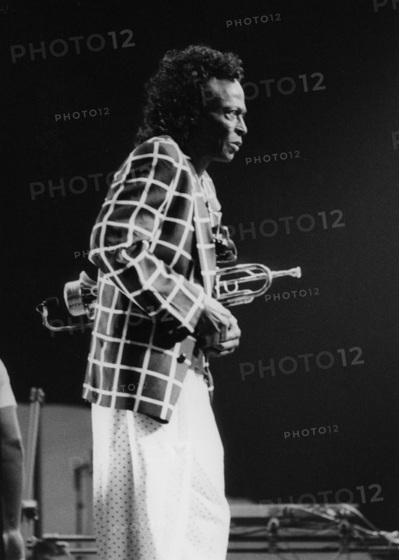 Miles Davis and his Fusion Group, North Sea Jazz Festival, The Hague, 1991.