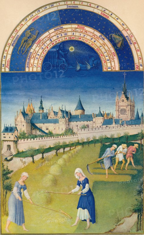 June - the palace and the Sainte-Chapelle, 15th century, (1939). s