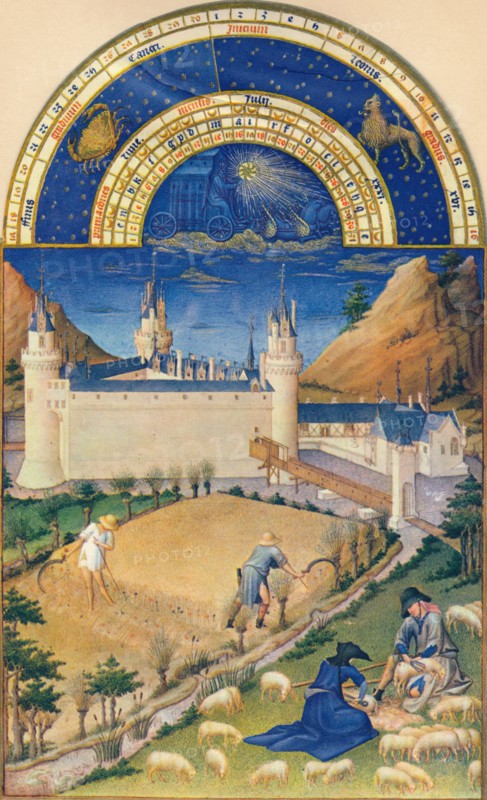 July - the Château at Poitiers, 15th century, (1939).