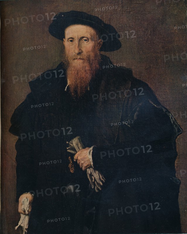 Portrait of a gentleman with gloves, 1543, (1930).