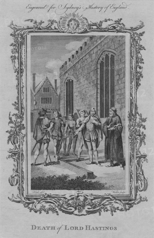 Death of Lord Hastings', 1773.