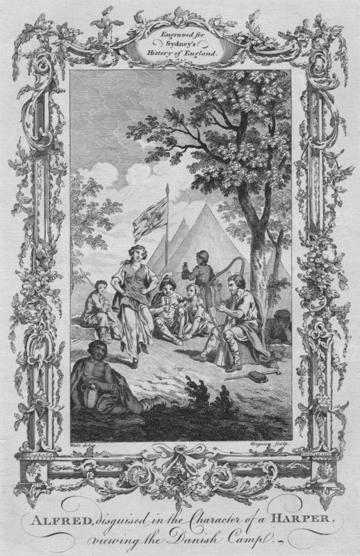 Alfred, disguised in the Character of a Harper, viewing the Danish Camp', 1773.