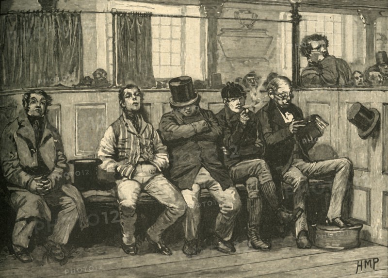 Chartists at church, c1839 (c1890).