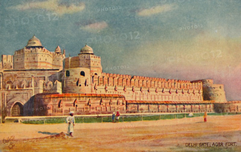 Delhi Gate, Agra Fort'.