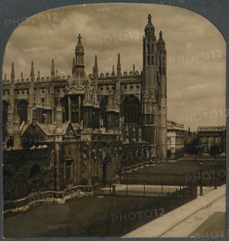 Celebrated Gothic chapel of Kings College, Cambridge, England', c1910