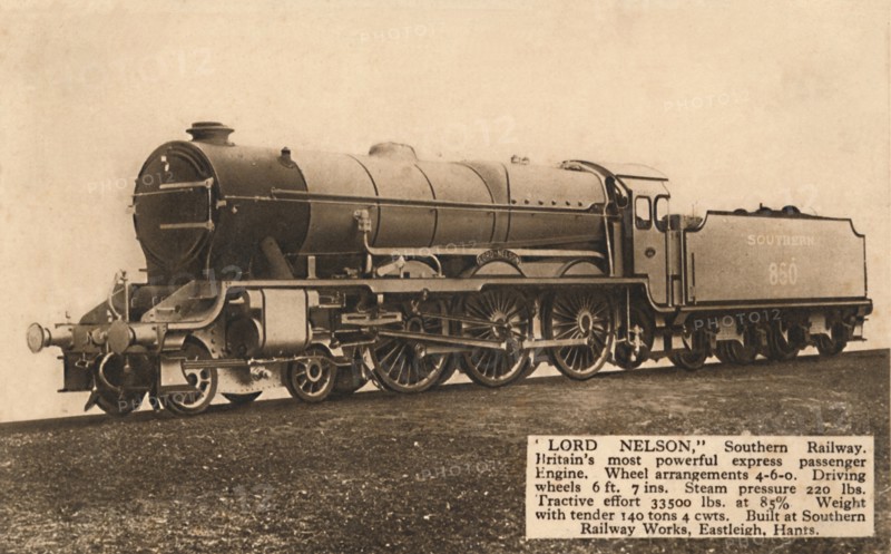 "Lord Nelson", Southern Railway', c1930.