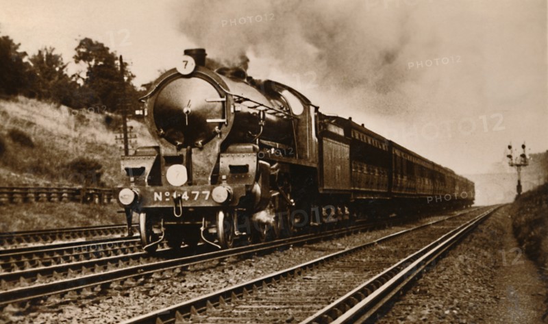 The S.R. West of England Express Passing Earlsfield', early 20th century.