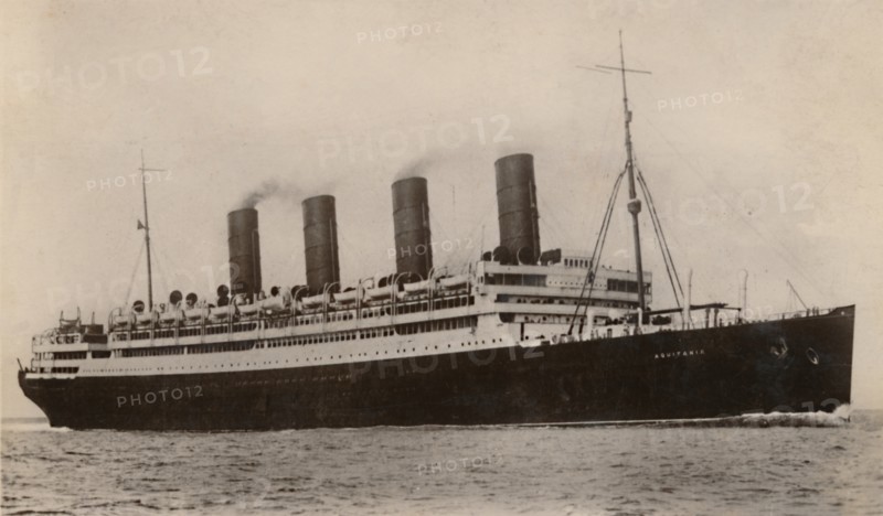 RMS 'Aquitania', c1930.