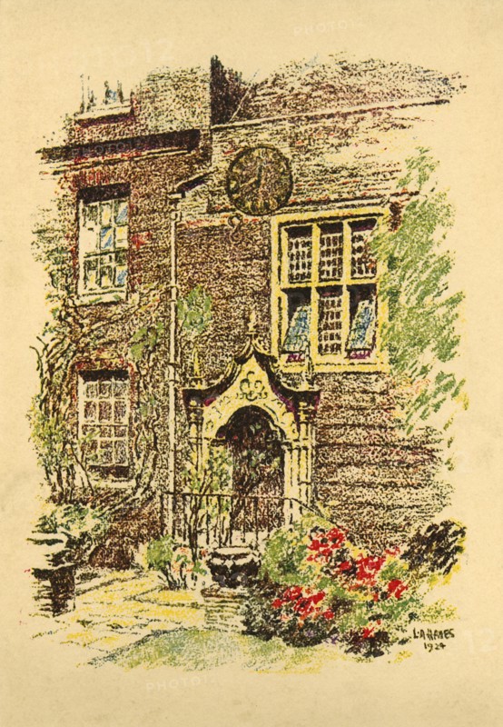 Staple Inn, London', 1924.