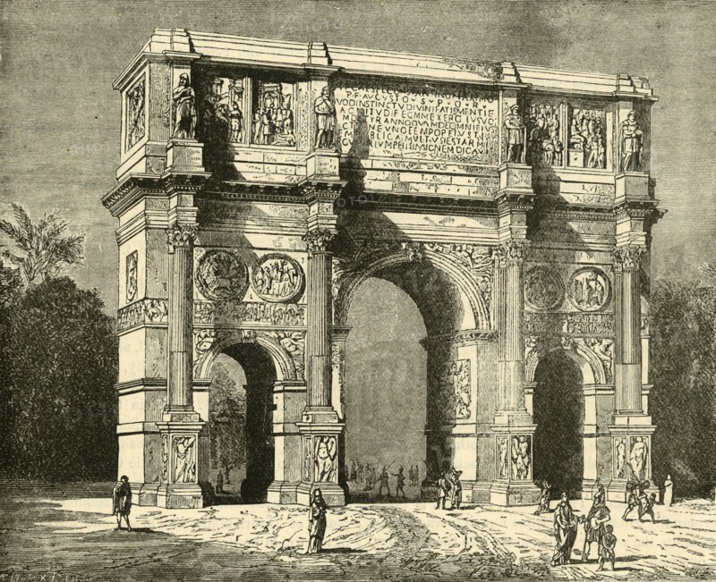 Arch of Constantine', 1890.