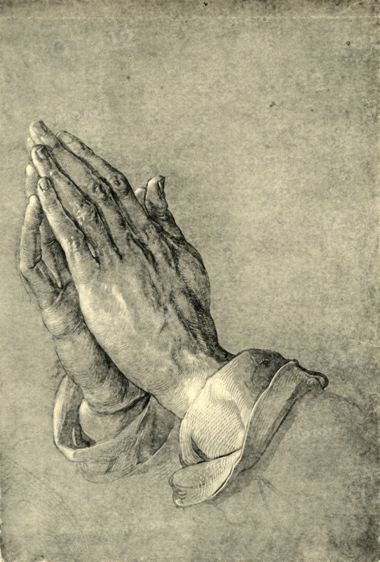 Praying Hands', 1508, (1943).