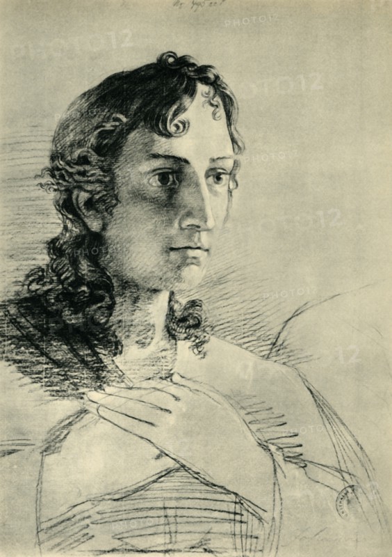 Head and hands of St John, 1806, (1943).