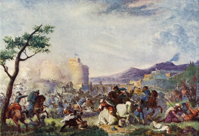 John Sobieski at the Relief of Vienna', 1683, (c1915).
