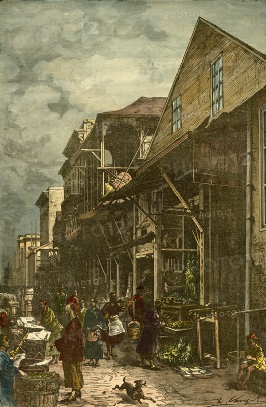 Chinese Quarter in San Francisco', c1885.