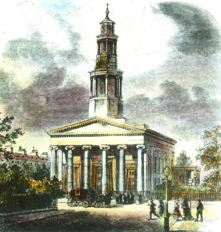 New St. Pancras Church', 19th century.