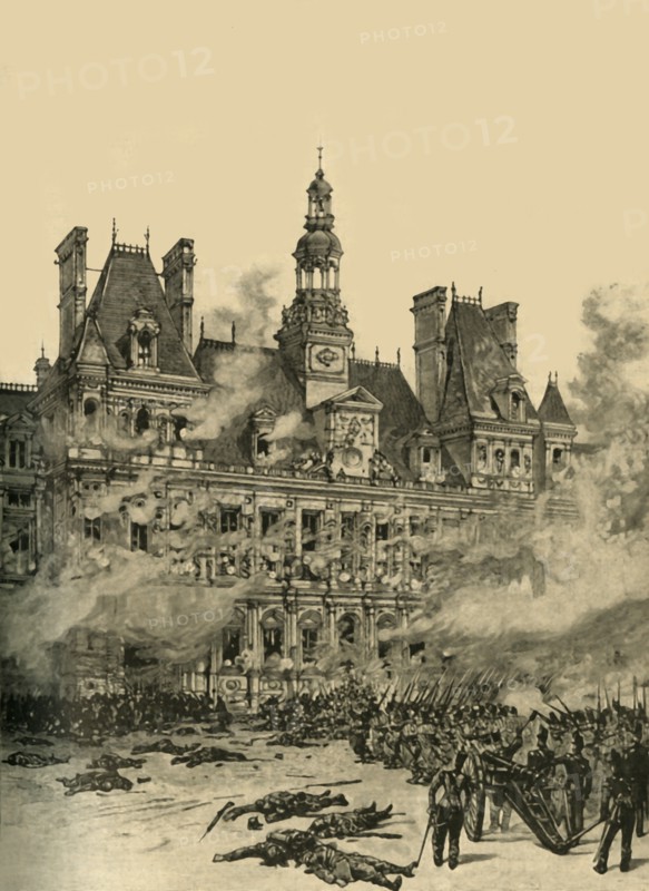 Capture of the Hotel de Ville, Paris, July Revolution, 1830 (c1890).