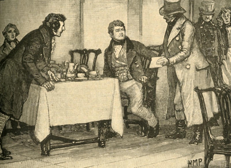 Arrest of Irish politician and MP Daniel O'Connell, 1830 (c1890).