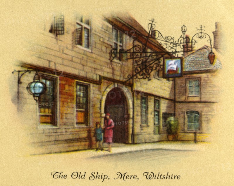 The Old Ship, Mere, Wiltshire', 1939.