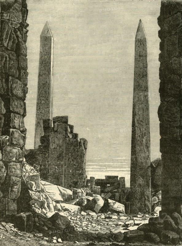 Ruins at Karnak', 1890.