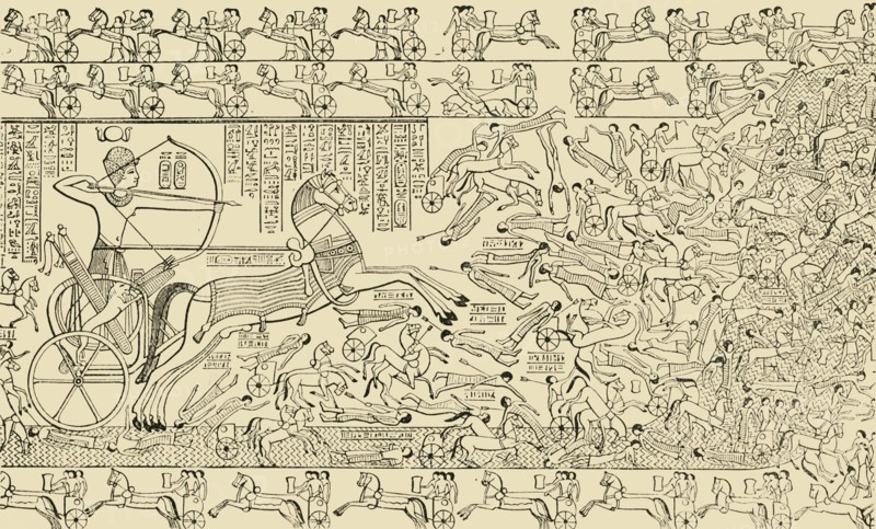 A Battle-Scene from the Rameseum at Thebes', 1890.