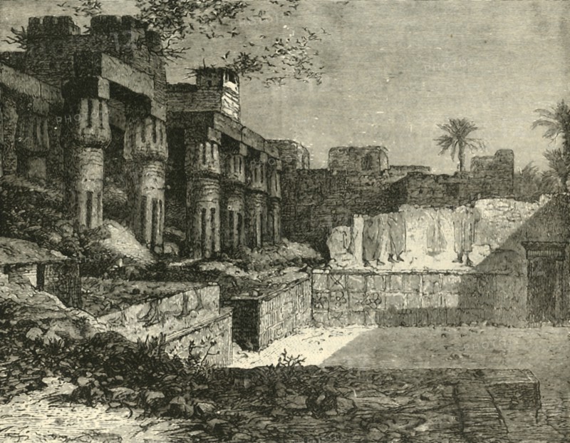 The Temple at Luxor', 1890.