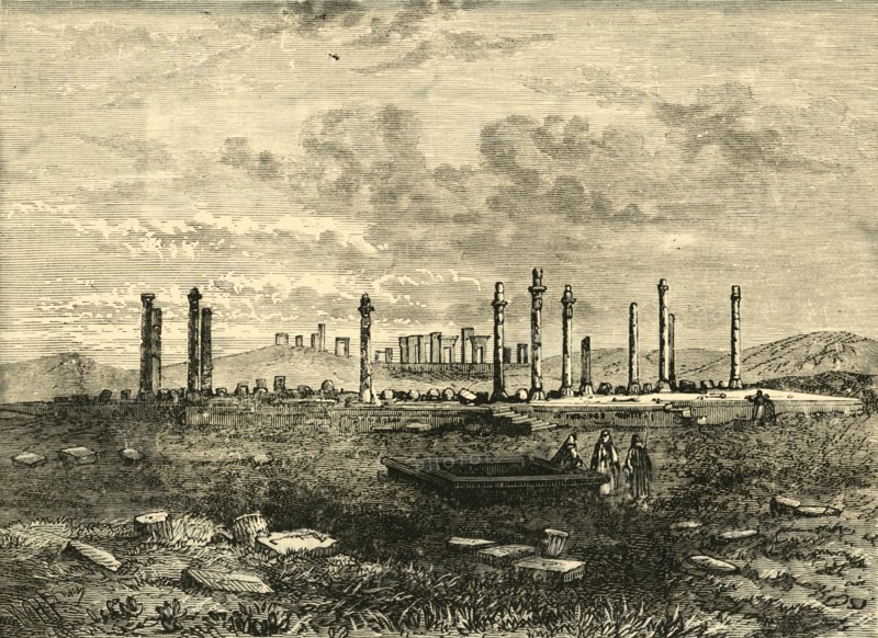 Ruins at Persepolis', 1890.