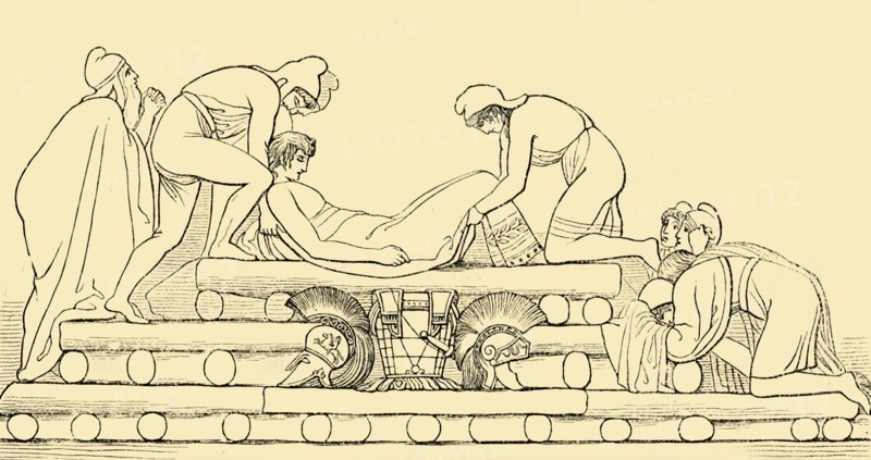 The Funeral of Hector', 1890.
