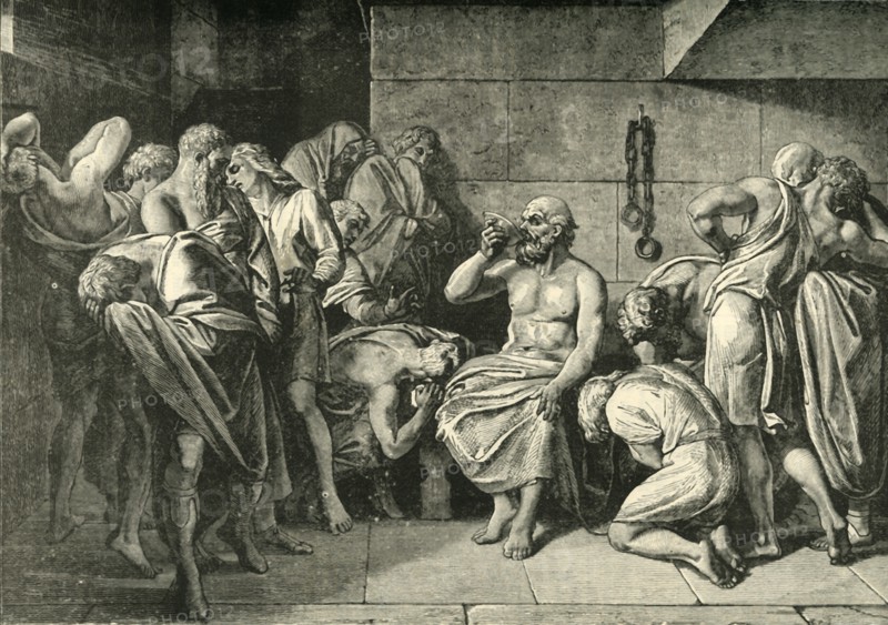 Socrates Drinking the Hemlock', 1890.