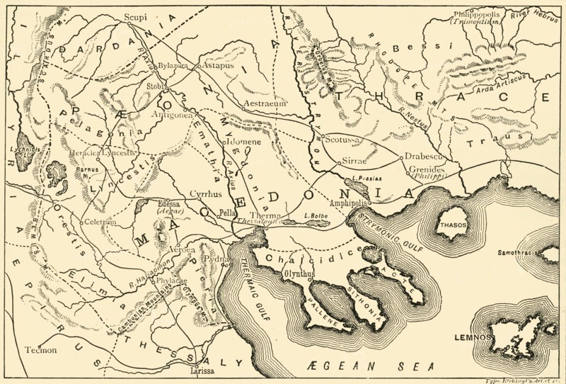 Map of Macedon and the Adjacent Districts', 1890.