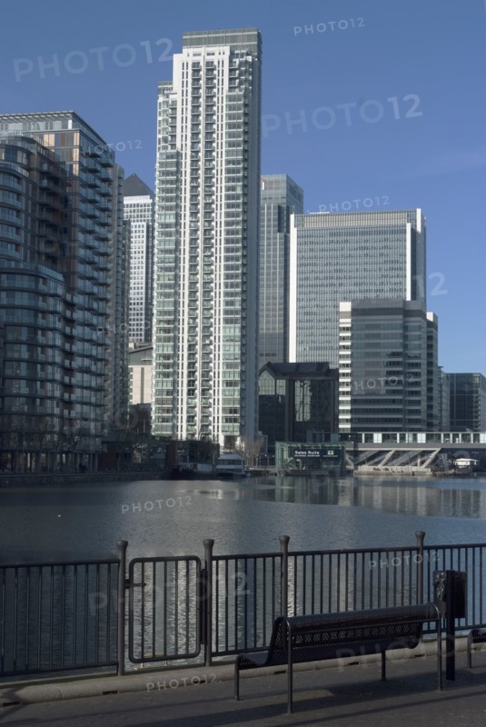 Docklands and Canary Wharf, London, England, UK, 2/3/10.