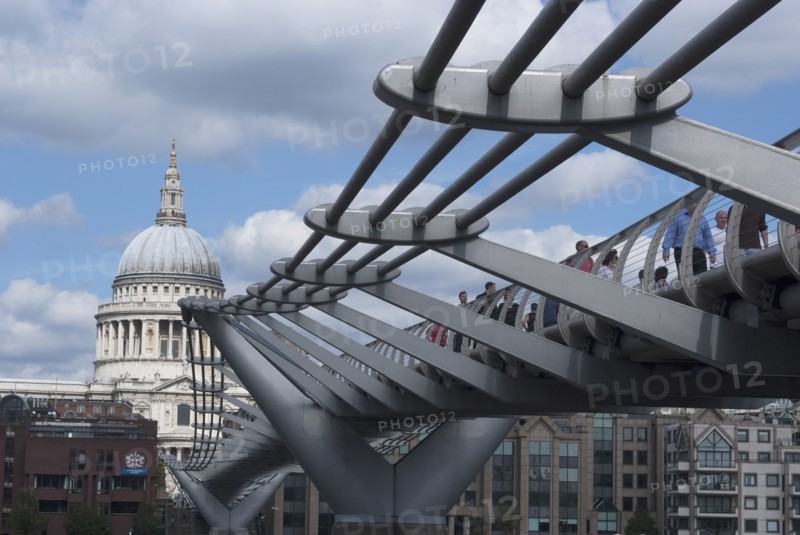 Millenium (Wobbly) Bridge, London, England, UK, 3/9/10.
