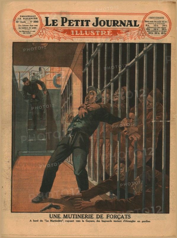 Convicts mutinying,1930