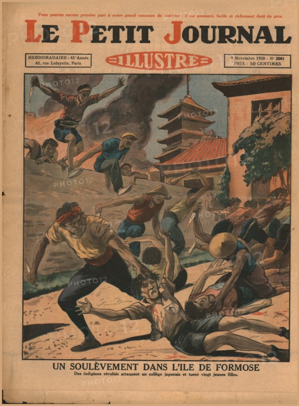 An uprising on the island of Formosa,1930