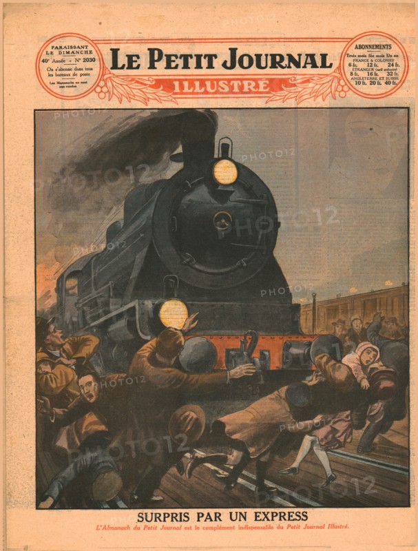 Surpris Par Un Express,1929