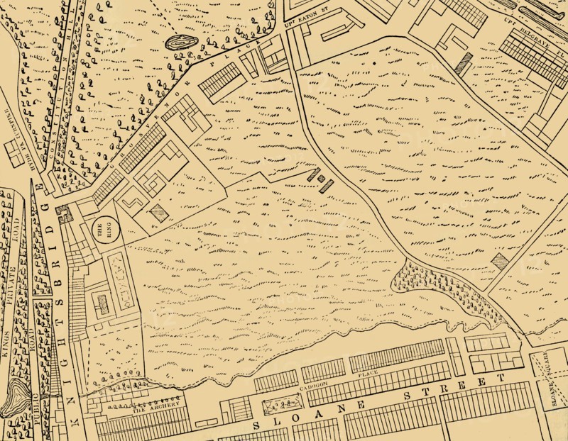 'Map of Belgravia, 1814'
