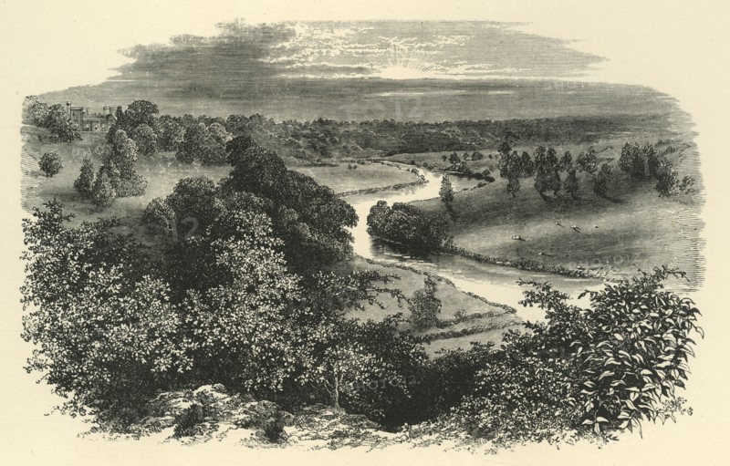 'The Wye, from Goodrich Castle'