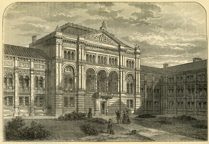 'The Court of the South Kensington Station', c1876